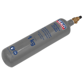 Sealey CO2/1KG Refillable Carbon Dioxide Gas Cylinder 1kg - CO2/1KG - Sealey Tools UK - Trade Counter Direct