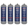 Sealey CO21KGD4 Disposable Carbon Dioxide Gas Cylinder 1.3kg - Pack of 4 - CO21KGD4 - Sealey Tools UK - Trade Counter Direct
