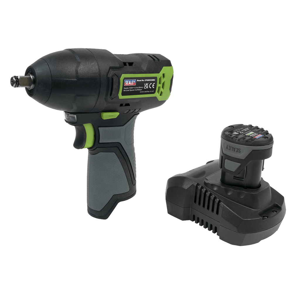 Sealey CP108VCIW Cordless Impact Wrench 3/8"Sq Drive 10.8V 2Ah - CP108VCIW - Sealey Tools UK - Trade Counter Direct