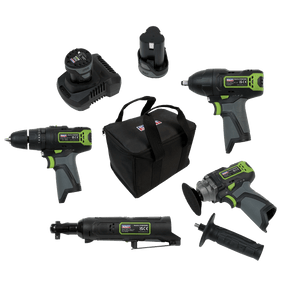 Sealey CP108VCOMBO1 10.8V 4pc Cordless Combo Kit – 2 Batteries | TCD - CP108VCOMBO1 - Sealey Tools UK - Trade Counter Direct