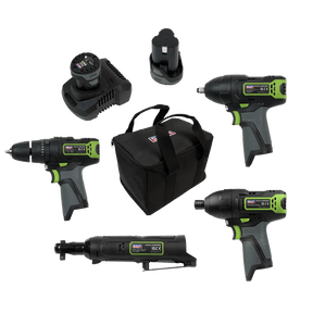 Sealey CP108VCOMBO2 SV108 Series 4 x 10.8V Cordless Combo Kit - 2 Batteries - CP108VCOMBO2 - Sealey Tools UK - Trade Counter Direct