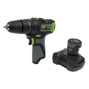 Sealey CP108VDD Cordless Hammer Drill/Driver Ø10mm 10.8V 2Ah - CP108VDD - Sealey Tools UK - Trade Counter Direct
