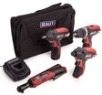 Sealey CP1200COMBO 12V Complete 4 Piece Kit - 2 Batteries - CP1200COMBO - CP1200COMBO - Sealey Tools UK - Trade Counter Direct