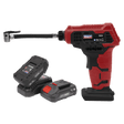 Sealey CP20VAPKIT Cordless Air Pump Kit 20V - 2 Batteries - CP20VAPKIT - Sealey Tools UK - Trade Counter Direct