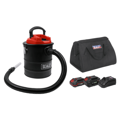 Sealey CP20VAVKIT Handheld Ash Vacuum Cleaner 20V SV20 Series 15L Kit - 2 Batteries - CP20VAVKIT - Sealey Tools UK - Trade Counter Direct