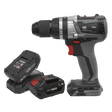 Sealey CP20VDDXKIT Brushless Hammer Drill/Driver Kit Ø13mm 20V - 2 Batteries - CP20VDDXKIT - Sealey Tools UK - Trade Counter Direct