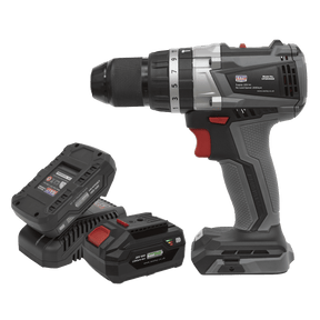 Sealey CP20VDDXKIT Brushless Hammer Drill/Driver Kit Ø13mm 20V - 2 Batteries - CP20VDDXKIT - Sealey Tools UK - Trade Counter Direct