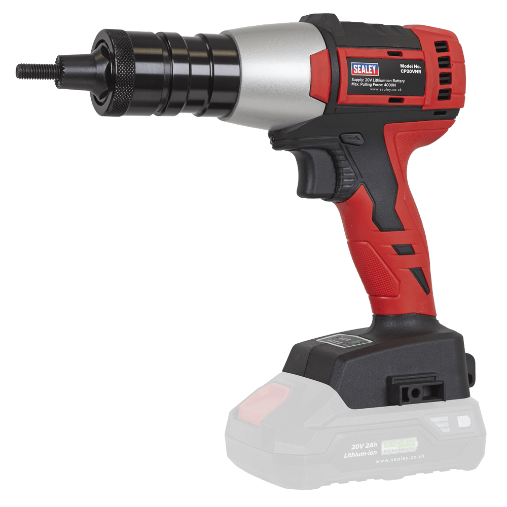 Sealey CP20VNR 20V SV20 Series Brushless Cordless Nut Riveter - Body Only - CP20VNR - Sealey Tools UK - Trade Counter Direct