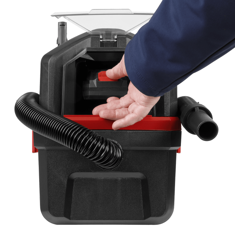 Sealey CP20VWDV 10L Wet & Dry Vacuum Cleaner 20V SV20 Series - Body Only - CP20VWDV - Sealey Tools UK - Trade Counter Direct