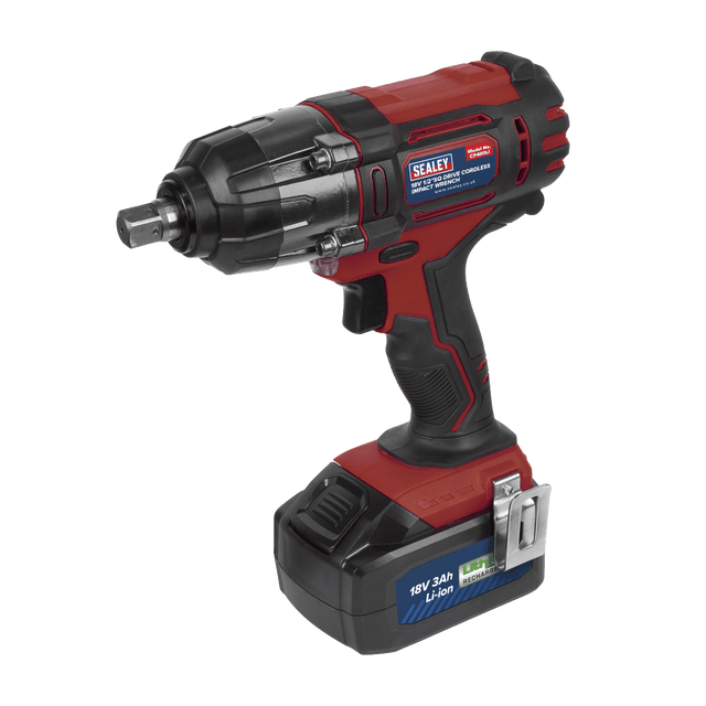 Sealey CP400LI 18V 1/2" Cordless Impact Wrench – 3Ah Li - ion Kit | TCD - CP400LI - Sealey Tools UK - Trade Counter Direct
