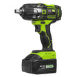 Sealey CP650LIHV Cordless Impact Wrench 18V 4Ah Lithium - ion 1/2"Sq Drive - CP650LIHV - Sealey Tools UK - Trade Counter Direct