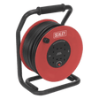 Sealey CR25025 Cable Reel 50m 4 x 230V 2.5mm² Heavy - Duty Thermal Trip - CR25025 - Sealey Tools UK - Trade Counter Direct