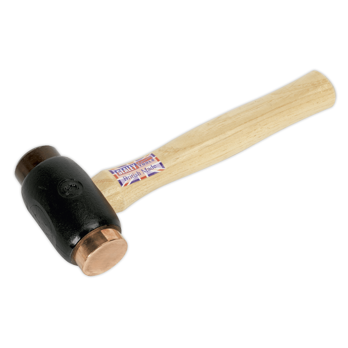Sealey CRF35 Copper/Rawhide Faced Hammer 3.5lb Hickory Shaft - CRF35 - Sealey Tools UK - Trade Counter Direct