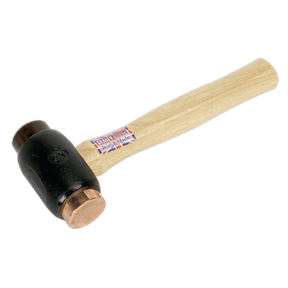 Sealey CRF35 Copper/Rawhide Faced Hammer 3.5lb Hickory Shaft - CRF35 - Sealey Tools UK - Trade Counter Direct