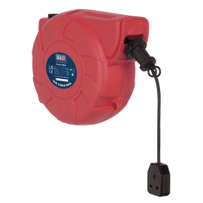 Sealey CRM151 Cable Reel System Retractable 15m 1 x 230V Socket - CRM151 - Sealey Tools UK - Trade Counter Direct