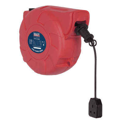 Sealey CRM151 Cable Reel System Retractable 15m 1 x 230V Socket - CRM151 - Sealey Tools UK - Trade Counter Direct