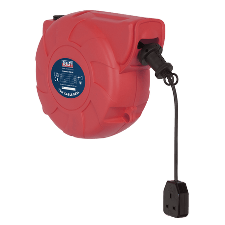 Sealey CRM151 Cable Reel System Retractable 15m 1 x 230V Socket - CRM151 - Sealey Tools UK - Trade Counter Direct
