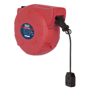 Sealey CRM251 Cable Reel System Retractable 25m 1 x 230V Socket - CRM251 - Sealey Tools UK - Trade Counter Direct