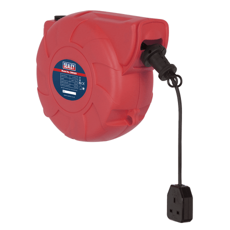 Sealey CRM251 Cable Reel System Retractable 25m 1 x 230V Socket - CRM251 - Sealey Tools UK - Trade Counter Direct