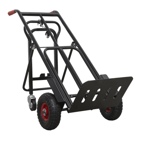 Sealey CST989HD Heavy - Duty 3 - in - 1 Sack Truck with PU Tyres 300kg Capacity - CST989HD - Sealey Tools UK - Trade Counter Direct