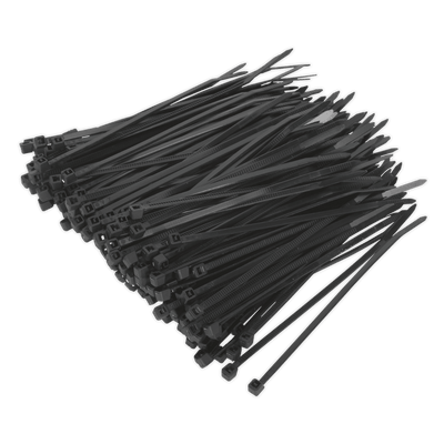 Sealey CT10025P200 Cable Tie 100 x 2.5mm Black Pack of 200 - CT10025P200 - Sealey Tools UK - Trade Counter Direct
