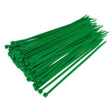 Sealey CT20048P100G Cable Ties 200 x 4.8mm Green Pack of 100 - Wiring Tools - SLY-18911 - Sealey Tools UK - Trade Counter Direct