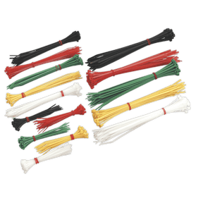 Sealey CT375 Cable Tie Assortment Pack of 375 - CT375 - Sealey Tools UK - Trade Counter Direct