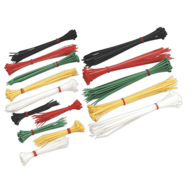 Sealey CT375 Cable Tie Assortment Pack of 375 - CT375 - Sealey Tools UK - Trade Counter Direct