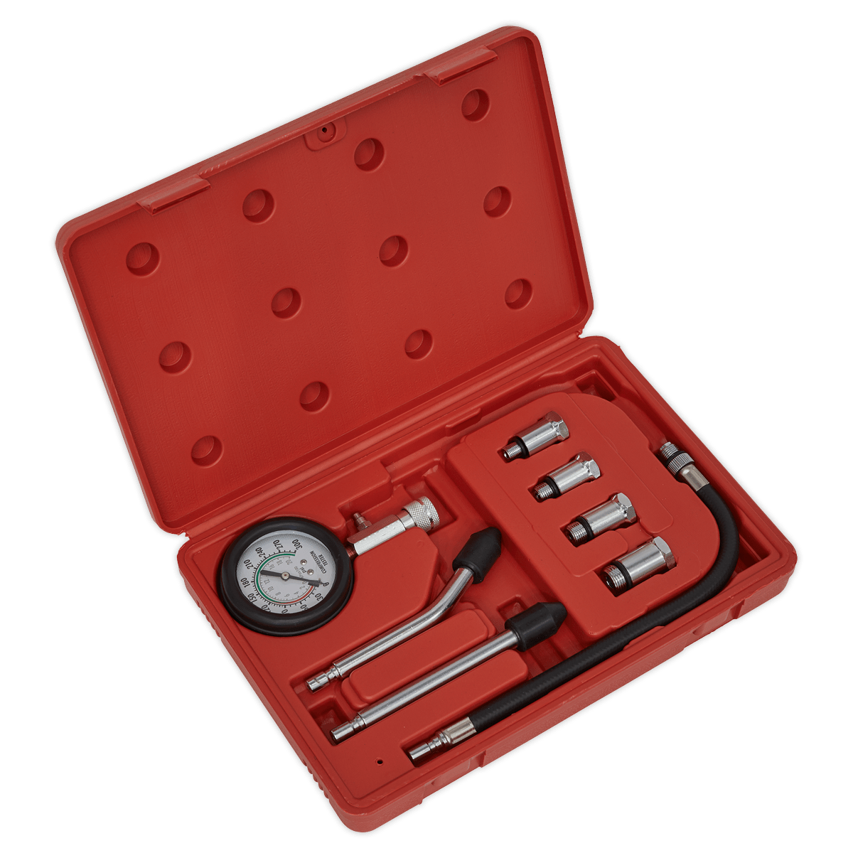 Sealey CT955 Petrol Engine Compression Test Kit 8pc - CT955 - Sealey Tools UK - Trade Counter Direct