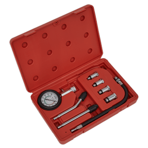 Sealey CT955 Petrol Engine Compression Test Kit 8pc - CT955 - Sealey Tools UK - Trade Counter Direct