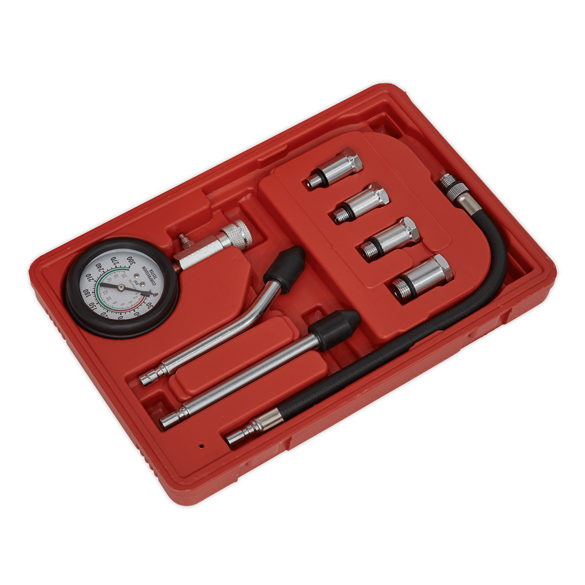 Sealey CT955 Petrol Engine Compression Test Kit 8pc - CT955 - Sealey Tools UK - Trade Counter Direct