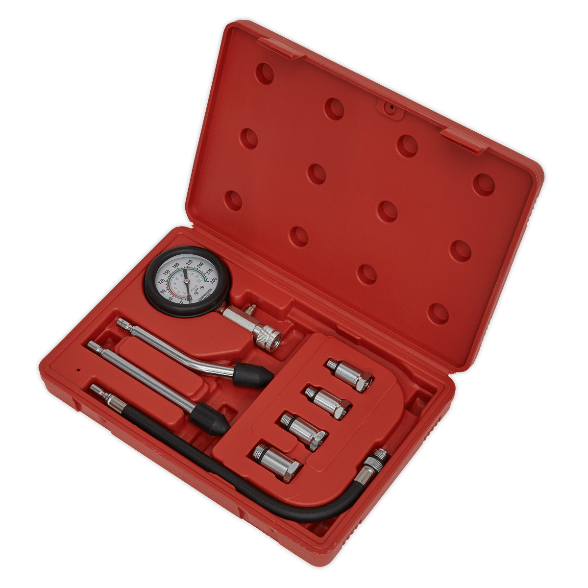 Sealey CT955 Petrol Engine Compression Test Kit 8pc - CT955 - Sealey Tools UK - Trade Counter Direct