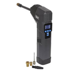 Sealey CTI120 Compact Rechargeable Tyre Inflator & Power Bank with Work Light - CTI120 - Sealey Tools UK - Trade Counter Direct
