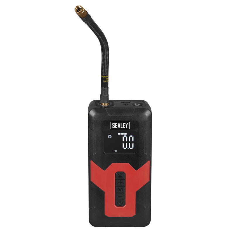 Sealey CTI140 Rechargeable Tyre Inflator & Power Bank with Worklight 12V - CTI140 - Sealey Tools UK - Trade Counter Direct