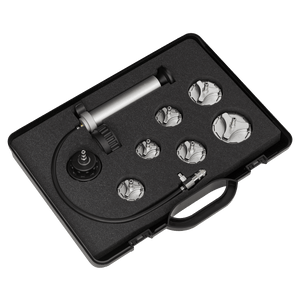 Sealey CV0011 Commercial Cooling System Pressure Test Kit 7pc - CV0011 - Sealey Tools UK - Trade Counter Direct