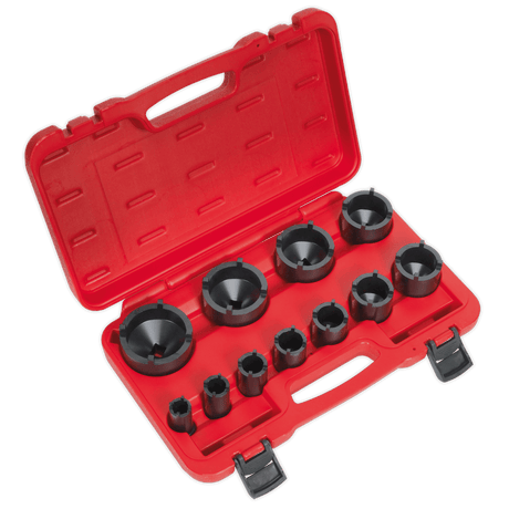 Sealey CV025 Ball Joint Socket Set 11pc 1/2"Sq Drive - CV025 - Sealey Tools UK - Trade Counter Direct