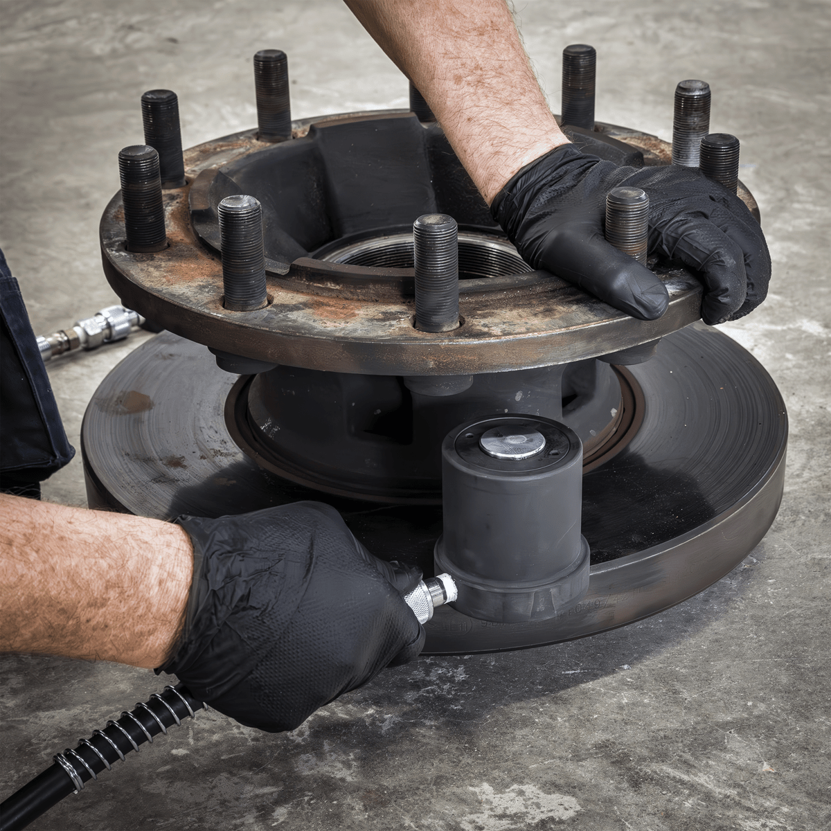 Sealey CV050 Hydraulic Floating Brake Disc Press 14 Tonne - CV050 - Sealey Tools UK - Trade Counter Direct