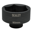 Sealey CV090 Commercial Impact Socket 1"Sq Drive 90mm - CV090 - Sealey Tools UK - Trade Counter Direct