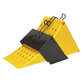 Sealey CV127 Wheel Chock with Bracket - Commercial - CV127 - Sealey Tools UK - Trade Counter Direct