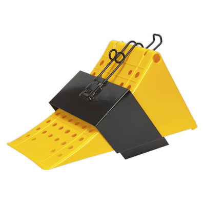 Sealey CV127 Wheel Chock with Bracket - Commercial - CV127 - Sealey Tools UK - Trade Counter Direct