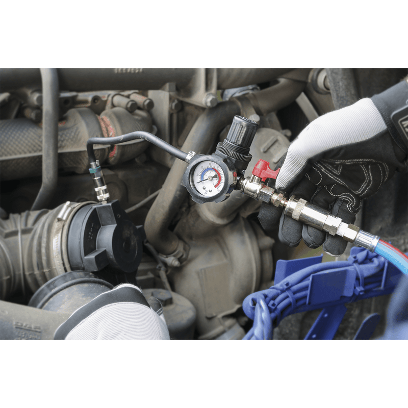 Sealey CV2030 Turbo System Leakage Tester for Commercial Vehicles - CV2030 - Sealey Tools UK - Trade Counter Direct