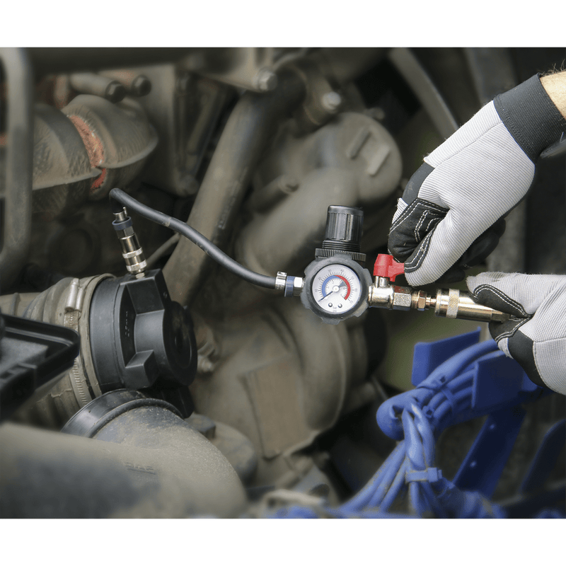Sealey CV2030 Turbo System Leakage Tester for Commercial Vehicles - CV2030 - Sealey Tools UK - Trade Counter Direct