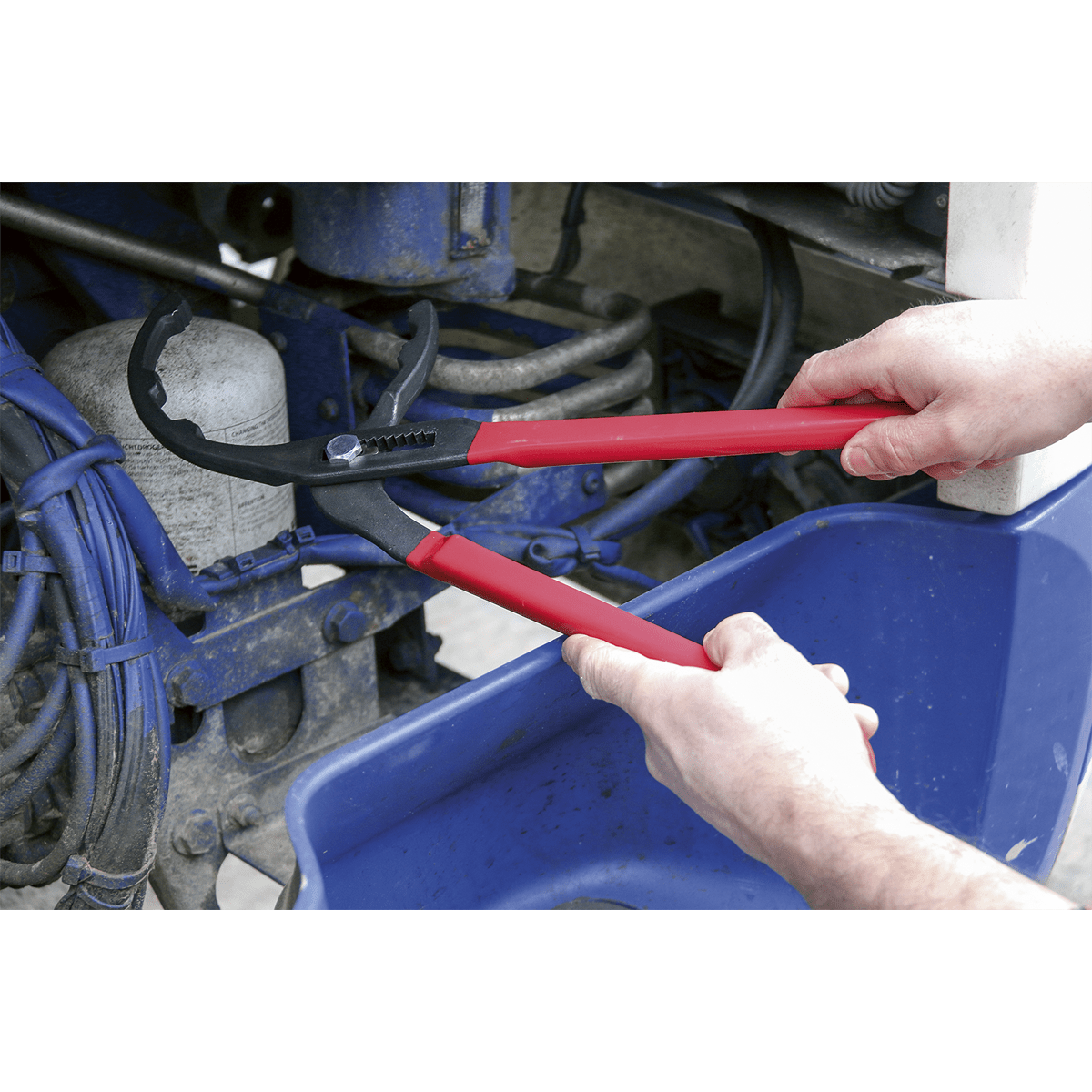 Sealey CV6412 Oil Filter Pliers for Commercial Vehicles 95-178mm - CV6412 - Sealey Tools UK - Trade Counter Direct