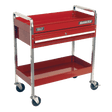 Sealey CX101D Trolley 2 - Level Heavy - Duty with Lockable Drawer - CX101D - Sealey Tools UK - Trade Counter Direct