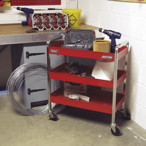 Sealey CX103 American PRO® 3-Level Heavy-Duty Trolley - CX103 - Sealey Tools UK - Trade Counter Direct