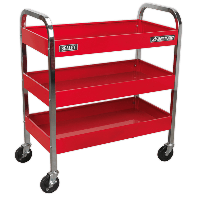 Sealey CX103 American PRO® 3-Level Heavy-Duty Trolley - CX103 - Sealey Tools UK - Trade Counter Direct