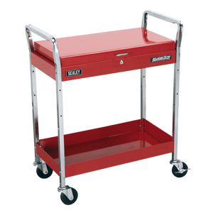 Sealey CX104 Superline PRO® Heavy-Duty Trolley with Lockable Top 2-Level - CX104 - Sealey Tools UK - Trade Counter Direct
