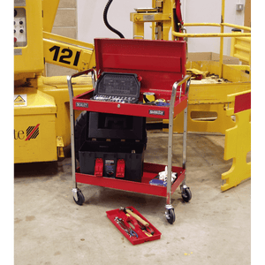 Sealey CX104 Superline PRO® Heavy-Duty Trolley with Lockable Top 2-Level - CX104 - Sealey Tools UK - Trade Counter Direct