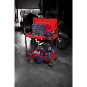 Sealey CX104 Superline PRO® Heavy-Duty Trolley with Lockable Top 2-Level - CX104 - Sealey Tools UK - Trade Counter Direct
