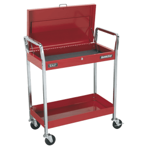 Sealey CX104 Superline PRO® Heavy-Duty Trolley with Lockable Top 2-Level - CX104 - Sealey Tools UK - Trade Counter Direct